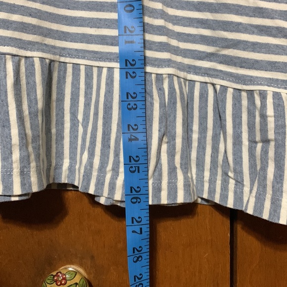 🆕 JANE AND DELANCEY - Blue & White Stripe ,Casual Sleeveless Womans Shirt. (XL) - Picture 3 of 9
